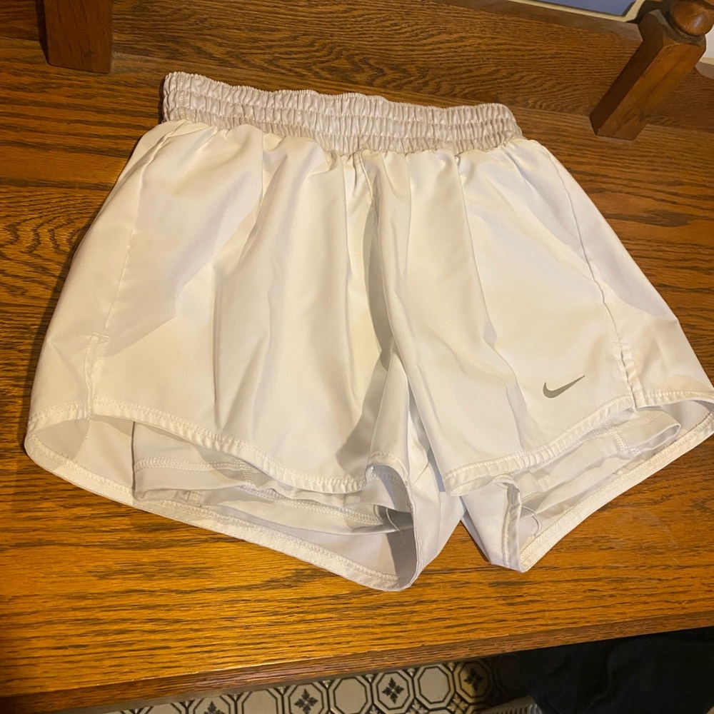 Nike Women's White Athletic Shorts